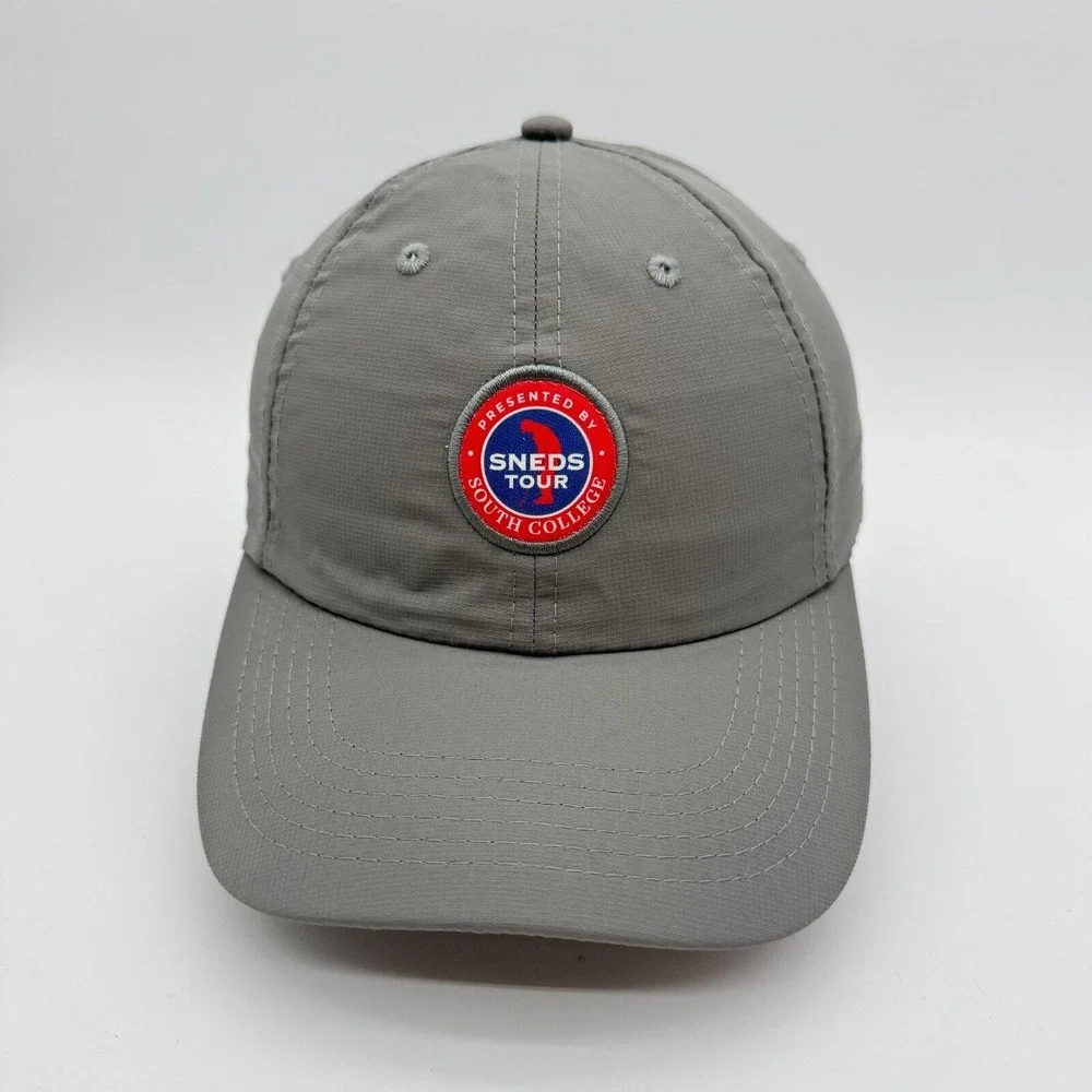 Sneds Golf Tour‎ Imperial Cap Hat Gray Adjustable Hook & Loop South College